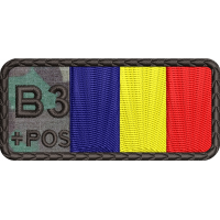 ECUSON GRUPA SANGUINA B3 POS TRICOLOR COMBAT
