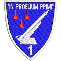 EMBLEMA BRIGADA 1 RACHETE SOL-AER-GENERAL  NICOLAE DASCALESCU