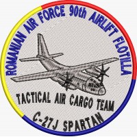 EMBLEMA C 27J SPARTAN TACTICAL AIR CARGO TEAM