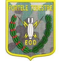 ECUSON / EMBLEMA - FORTELE TERESTRE EOD COMBAT