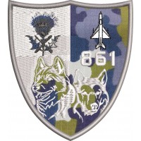 EMBLEMA ESCADRILA 861 / 2 EMBLEMA ESCADRILA 861 / 2