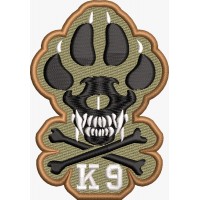Emblema K9 CAP DE MORT