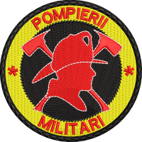 ECUSON / EMBLEMA - POMPIERII MILITARI ( VARIANTA 2 )