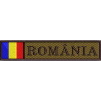ECUSON ROMANIA TRICOLOR KAKI FORTELE TERESTRE | ECUSON ROMANIA KAKI MAPN