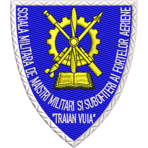 Emblema Școala Militară de Maiștri Militari și Subofițeri a Forțelor Aeriene "Traian Vuia"