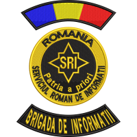 EMBLEMA SERVICIUL ROMAN DE INFORMATII SRI, OFITERI BRIGADA DE INFORMATII