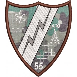 ECUSON / EMBLEMA BATALIONUL 55 COMUNICATII SI INFORMATICA NAPOCA - COMBAT ECUSON / EMBLEMA BATALIONUL 55 COMUNICATII SI INFORMATICA NAPOCA - COMBAT