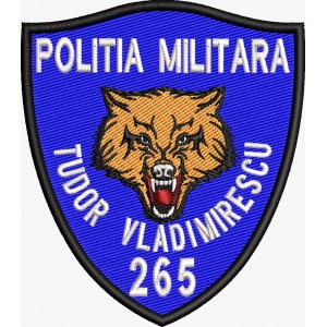 Emblema POLITIA MILITARA TUDOR VLADIMIRESCU - 265