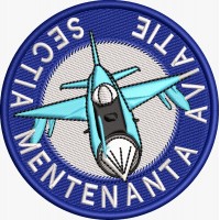 EMBLEMA MIG 21 LANCER / sectia mentenanta aviatie - 1